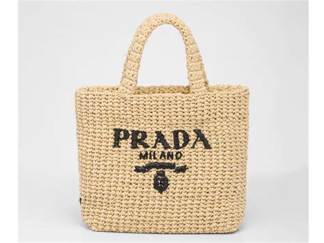 borsa prada di paglia|borse a spalla prada.